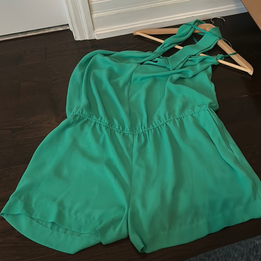 Emerald Bcbg short shorts romper